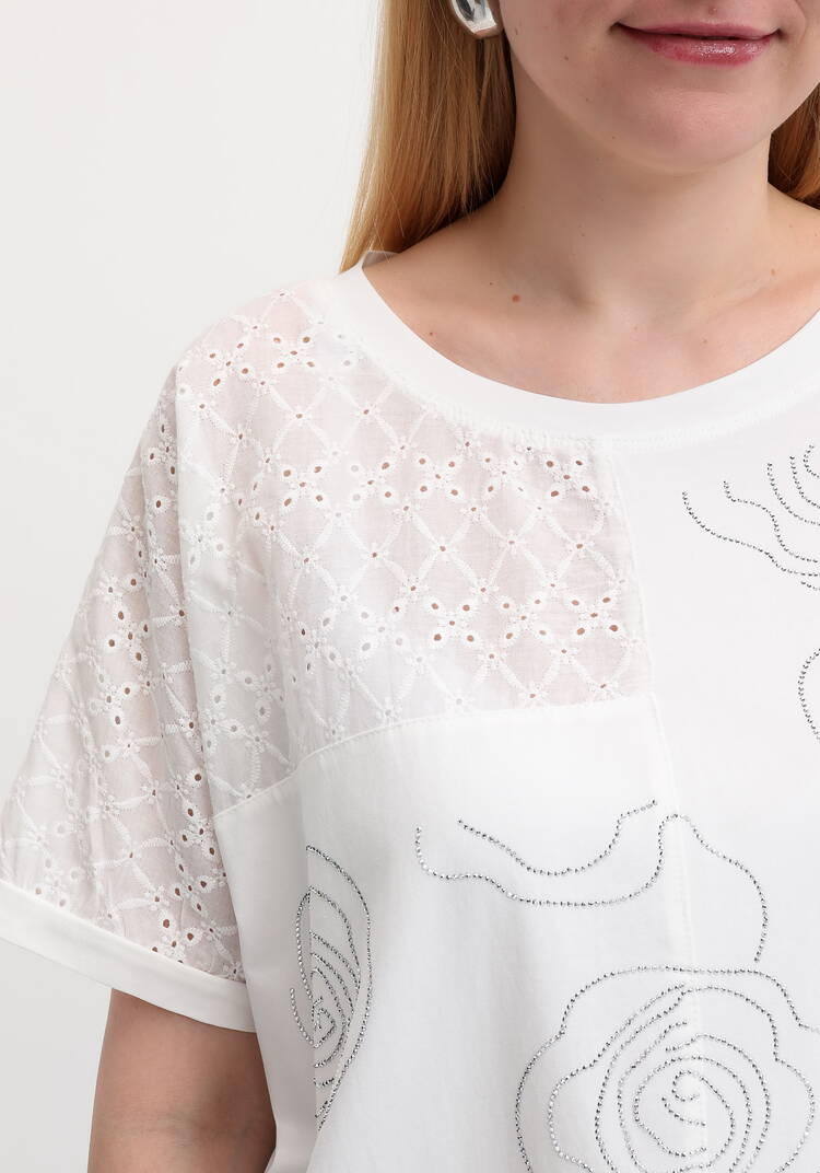 Футболка с рисунком из страз шир.  750, рис. 5