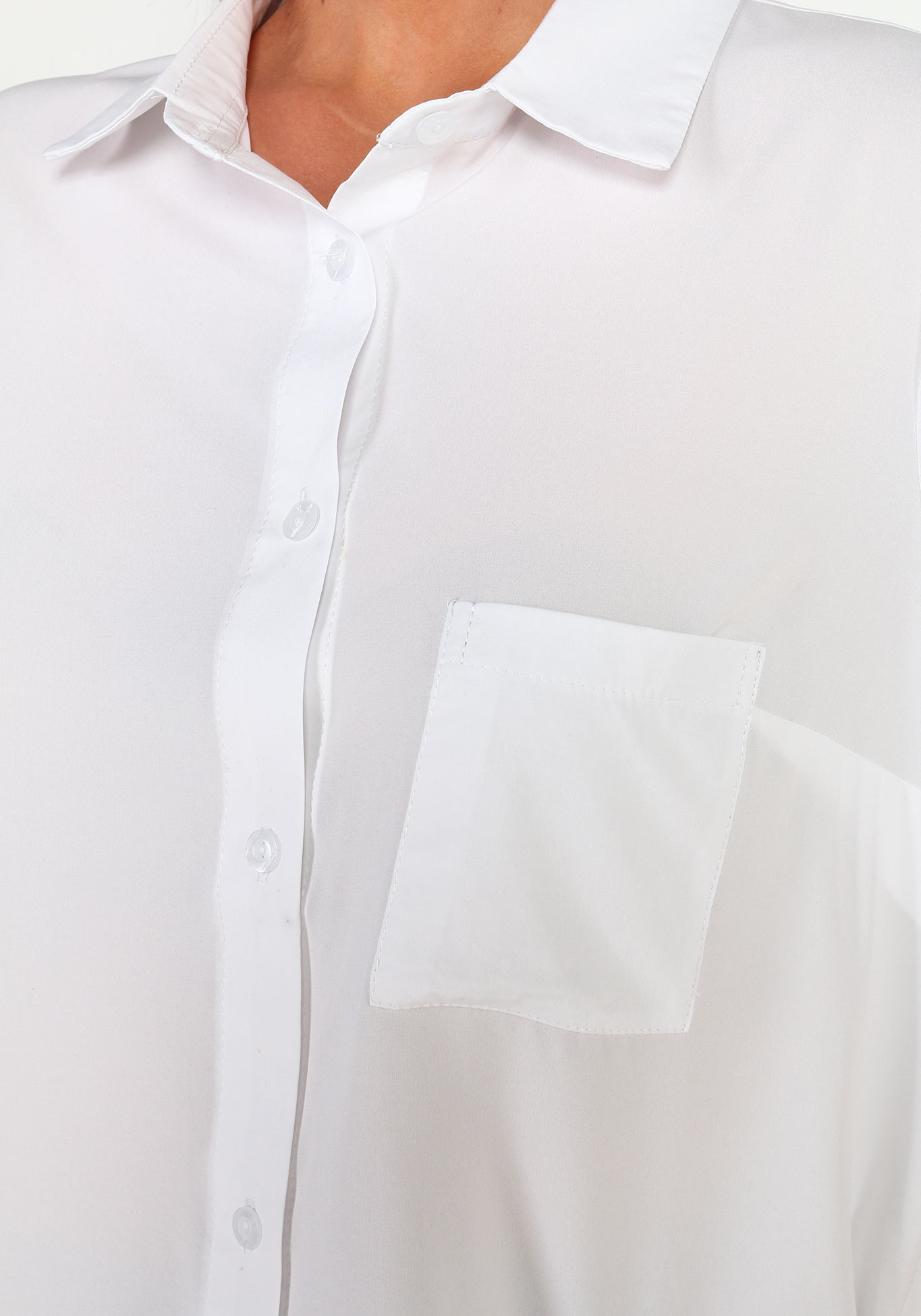Рубашка свободного кроя с отложным воротником Simple Story, размер 50, цвет темно-синий - фото 5