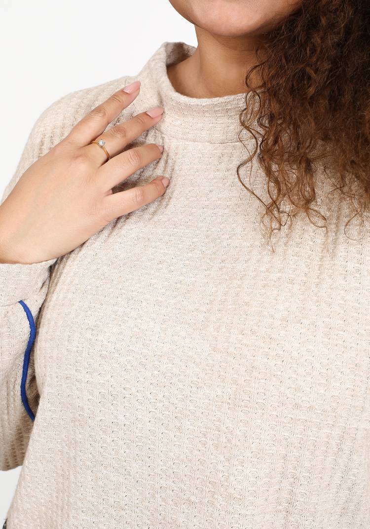 Джемпер фактурный с нашивкой шир.  750, рис. 8