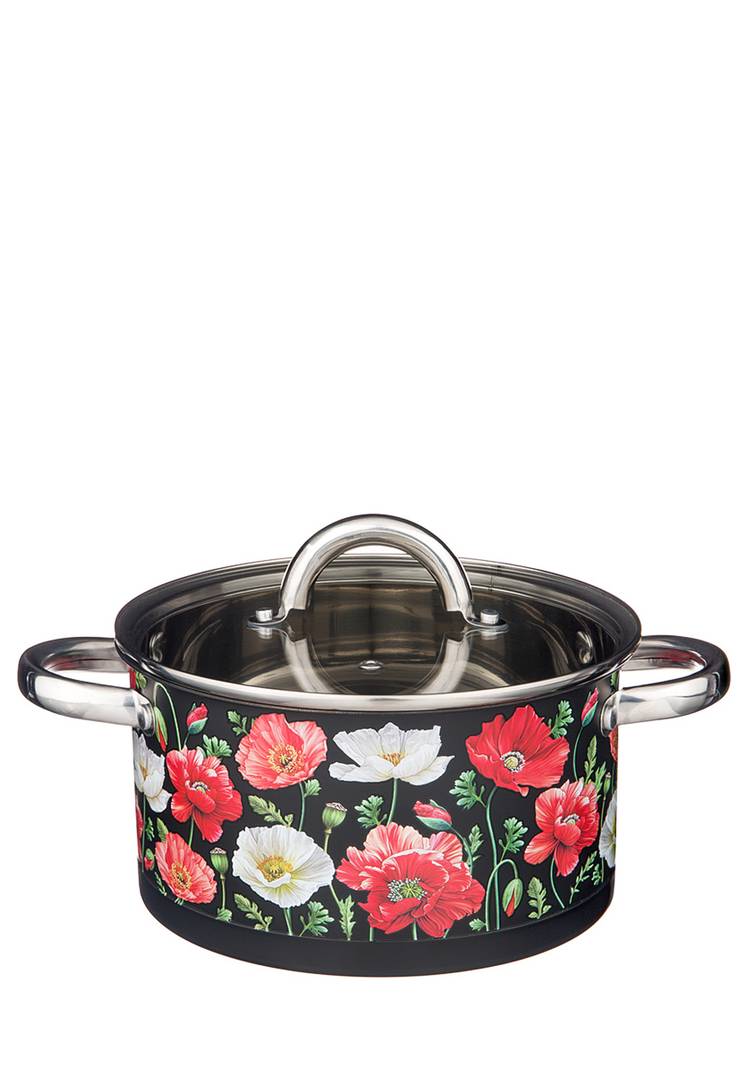 Кастрюля со стеклянной крышкой Маки шир.  750, рис. 3