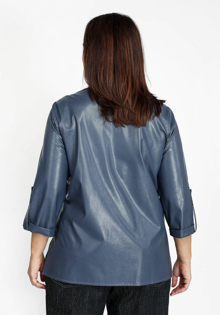 Рубашка из эко-кожи шир.  750, рис. 6