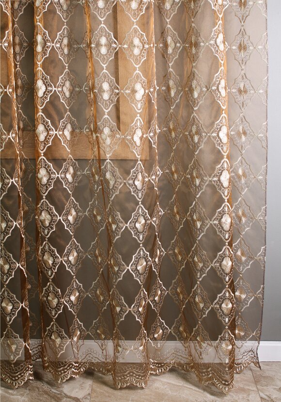 Тюль-сетка Кружевница шир.  580, рис. 1