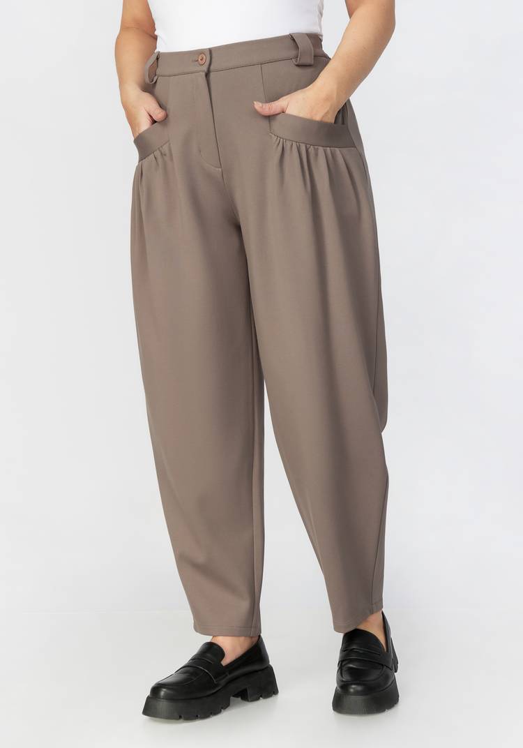 Брюки женские бананы свободного кроя шир.  750, рис. 5