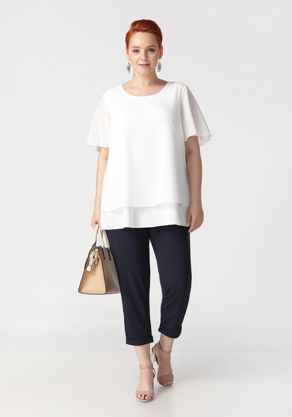 Блузка из шифона НОА шир.  580, рис. 8