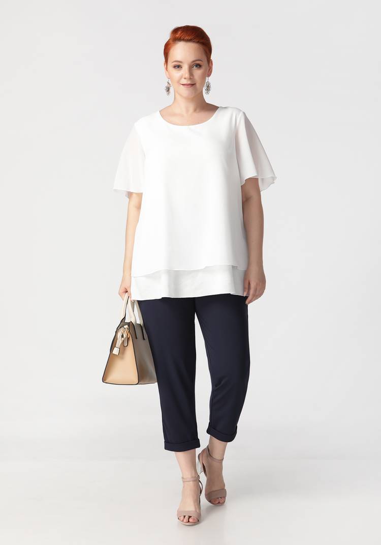 Блузка из шифона НОА шир.  750, рис. 8