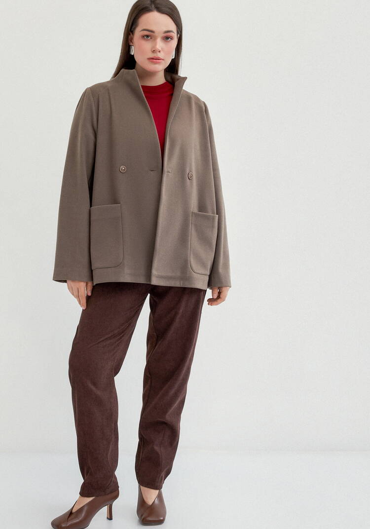 Пальто укороченное шир.  750, рис. 11