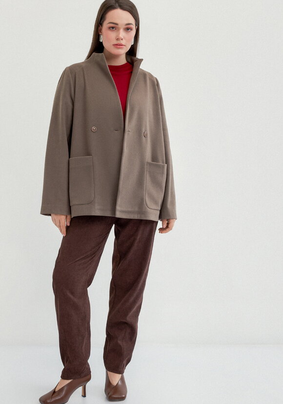 Пальто укороченное шир.  580, рис. 11