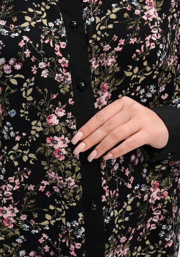 Блуза комбинированная прямого кроя шир.  580, рис. 7