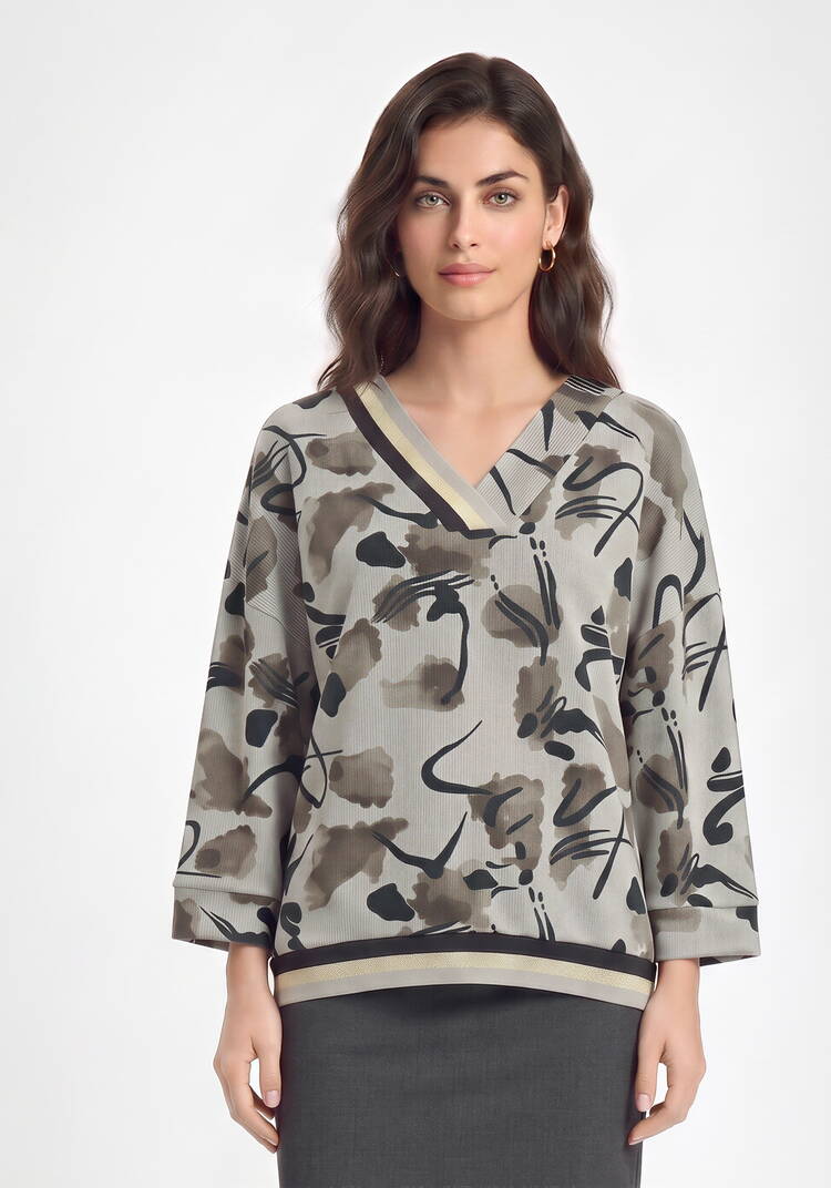 Пуловер Осенний аккорд шир.  750, рис. 9
