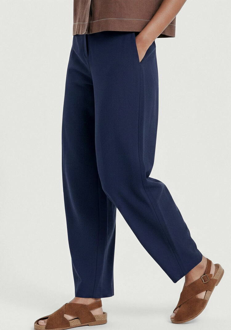 Брюки изо льна с поясом шир.  750, рис. 18