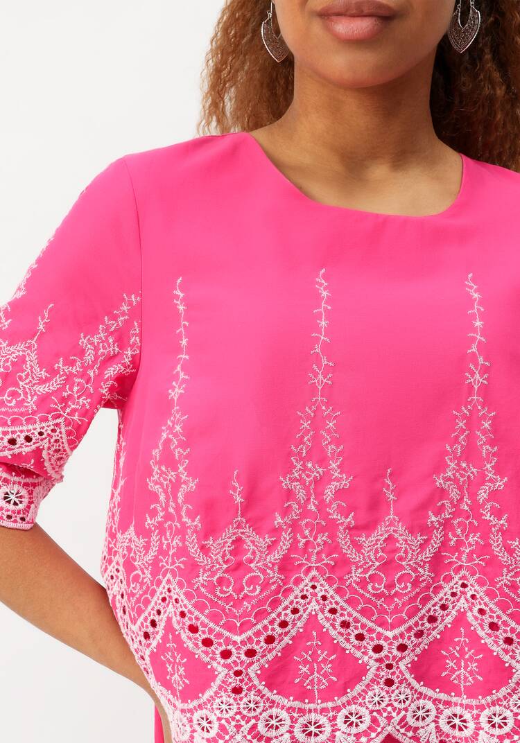 Платье свободного кроя с вышивкой шир.  750, рис. 39