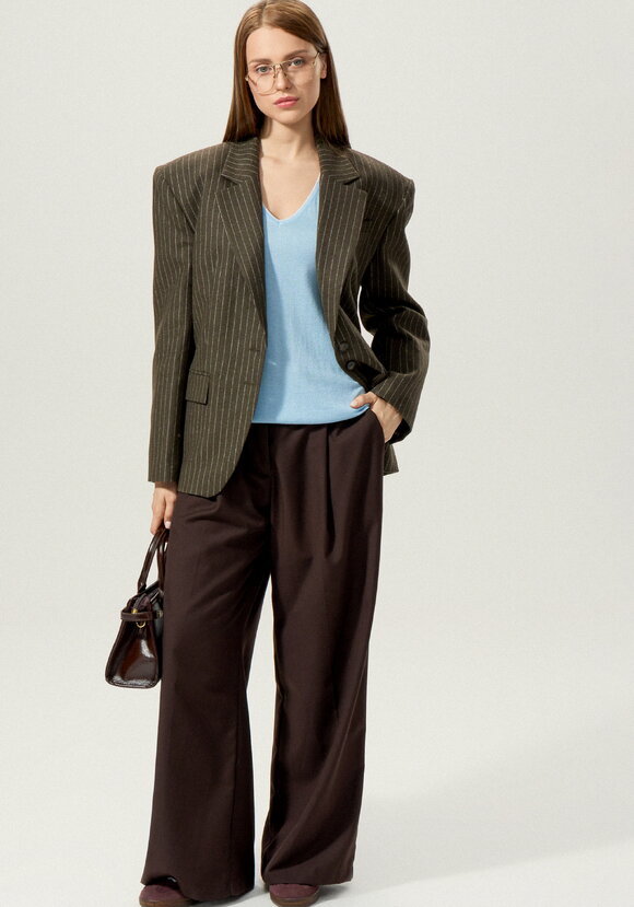 Топ с декором из метанити шир.  580, рис. 47