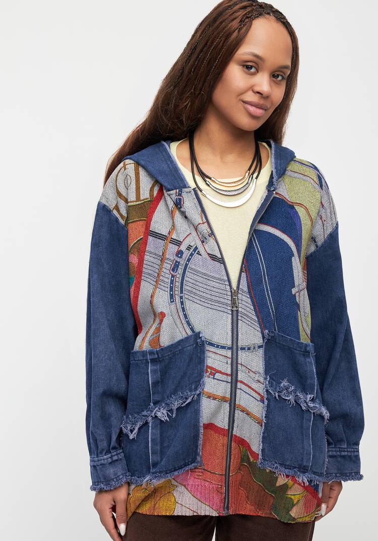 Джинсовая куртка Мартина шир.  750, рис. 8