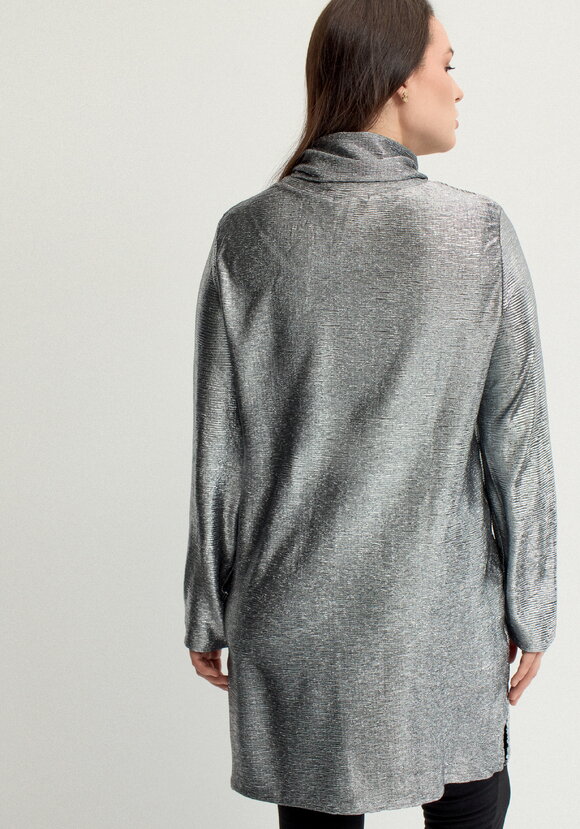 Туника свободного силуэта с блеском шир.  580, рис. 3
