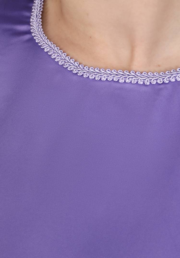 Блуза шелковая А-силуэта шир.  750, рис. 3