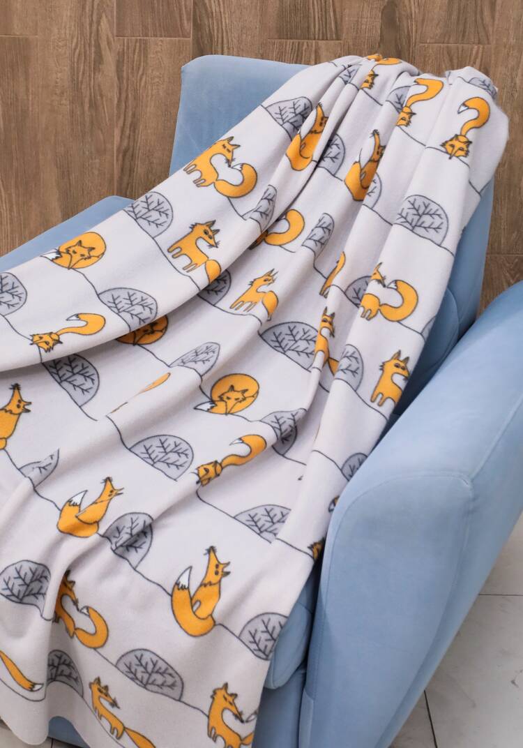 Плед флисовый Зверушки шир.  750, рис. 2