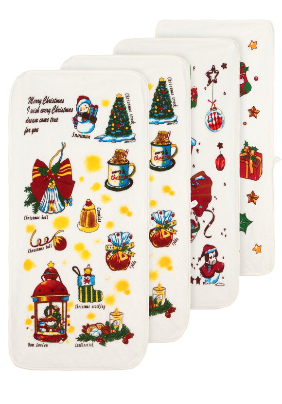 Полотенца кухонные Праздник, 4 шт. шир.  580, рис. 1