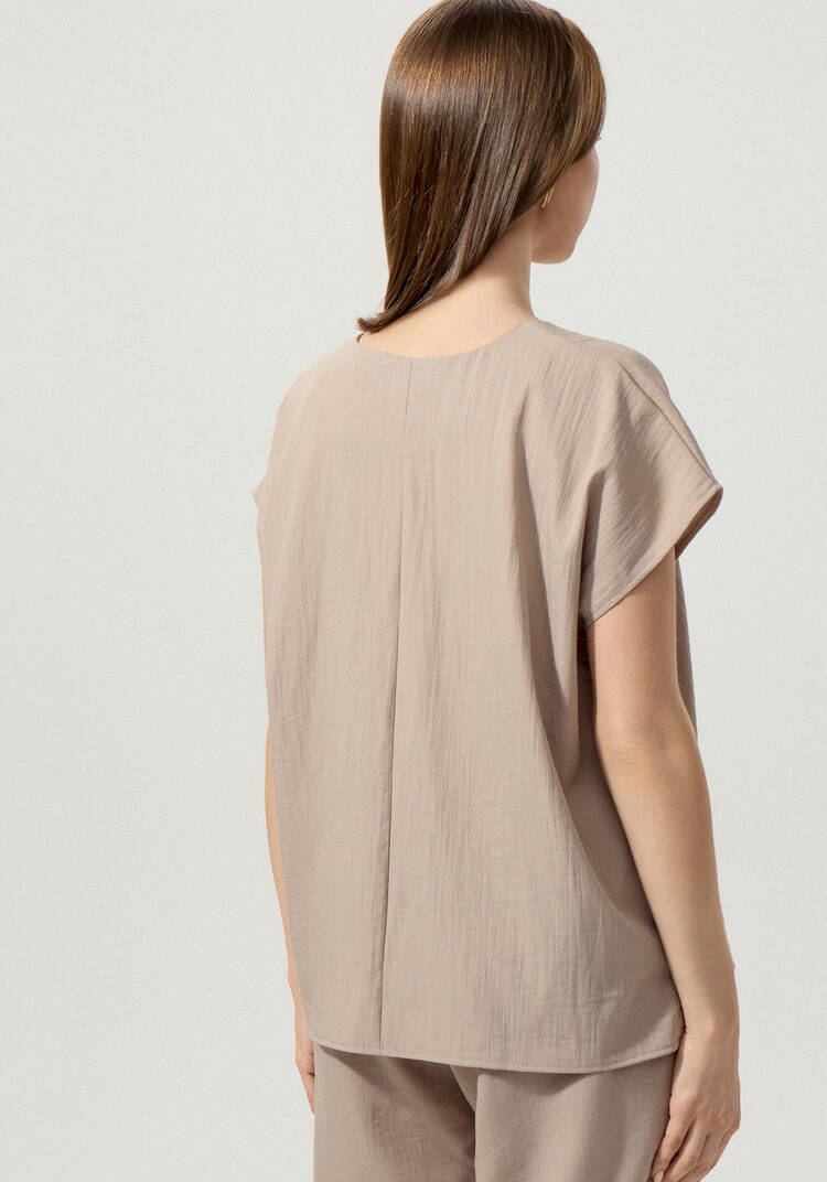 Топ с принтом свободного кроя шир.  750, рис. 19