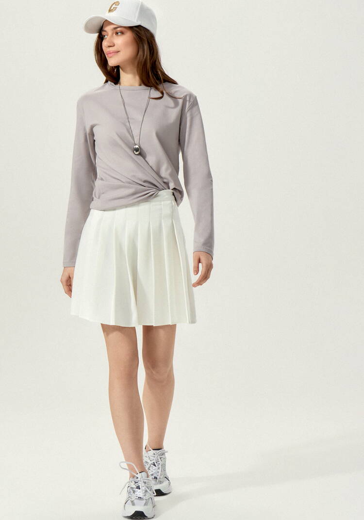 Лонгслив с круглым воротом из хлопка шир.  750, рис. 40