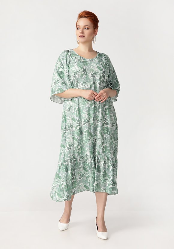 Платье Скромная улыбка шир.  580, рис. 1