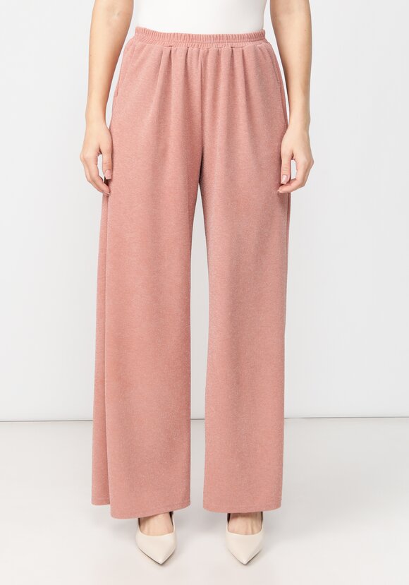 Брюки свободного кроя с метанитью шир.  580, рис. 21