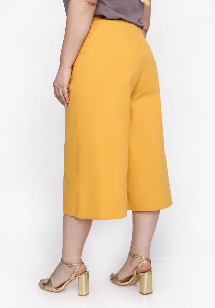 Шорты-бермуды на резинке однотонные шир.  750, рис. 6