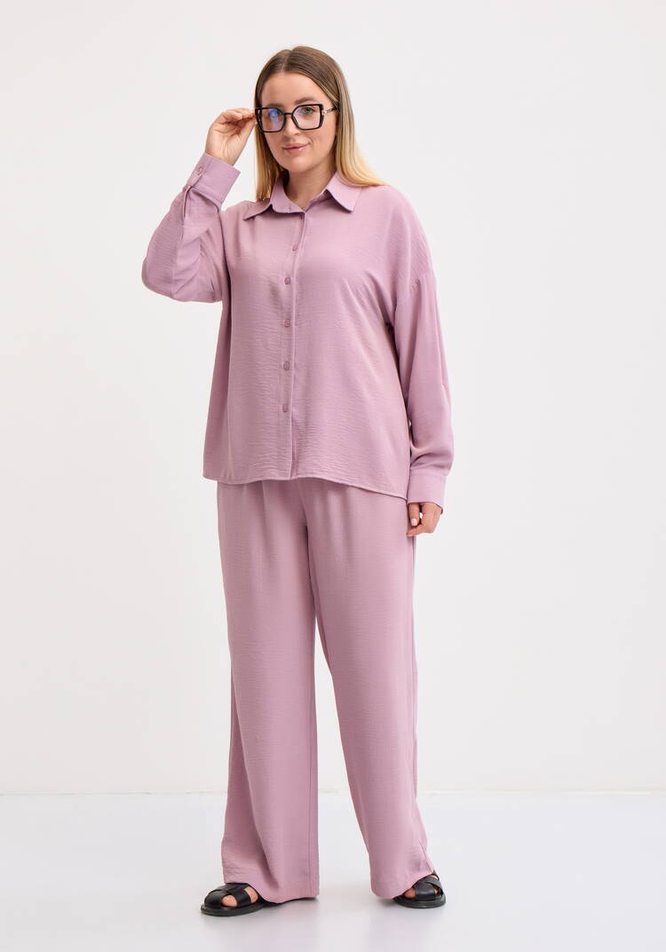 Рубашка свободного кроя с ассиметричным низом шир.  750, рис. 20