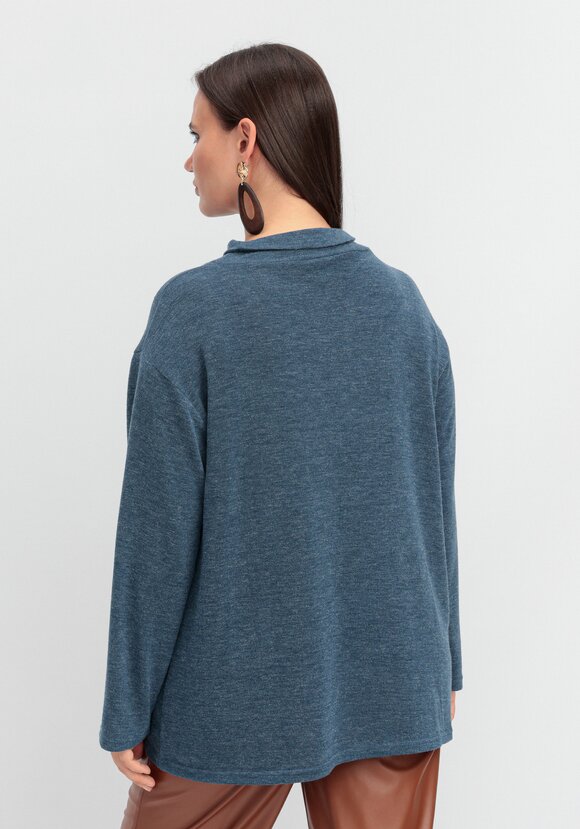 Джемпер с асимметричным низом шир.  580, рис. 3