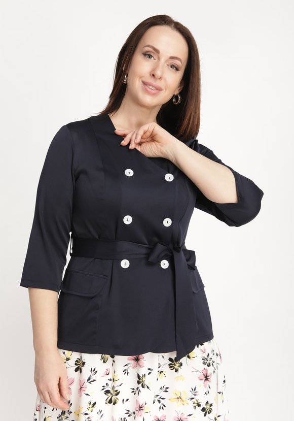 Костюм двойка: жакет и юбка шир.  580, рис. 27