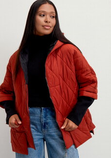 Куртка с трикотажными рукавами