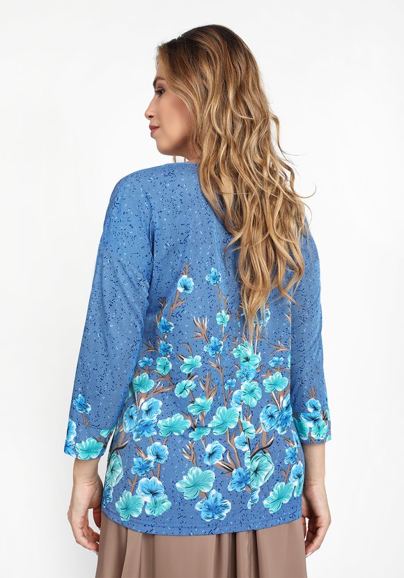 Туника полуприлегающего силуэта шир.  580, рис. 2