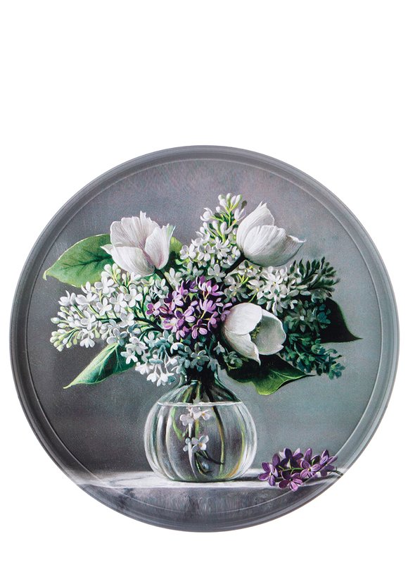 Набор из 2-х круглых сервировочных подносов шир.  580, рис. 2