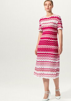 Платье с рисунком морской волны