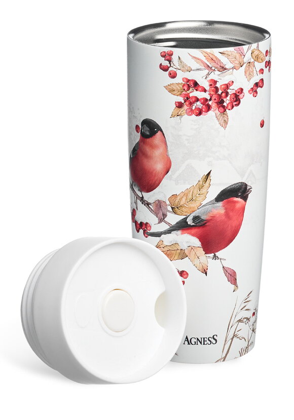 Термокружка Снегири шир.  580, рис. 6