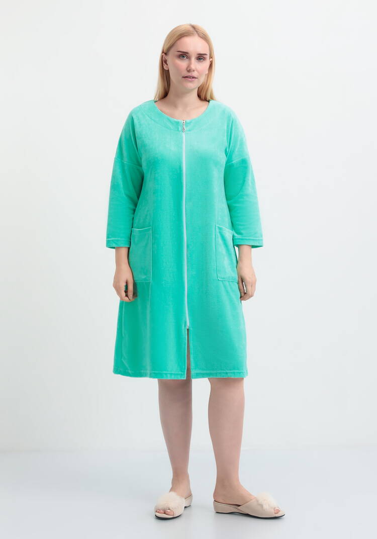 Халат домашний Мягкий велюр шир.  750, рис. 10