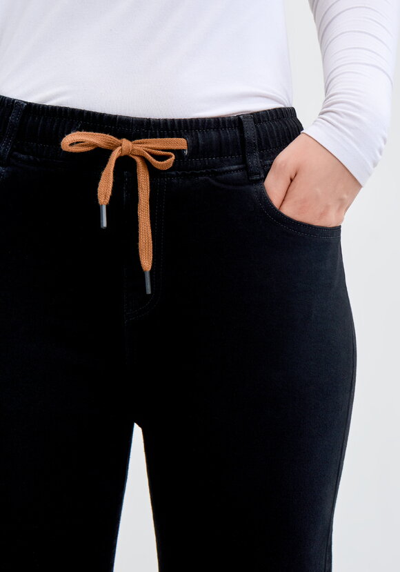 Джинсы утеплённые, широкие шир.  580, рис. 5