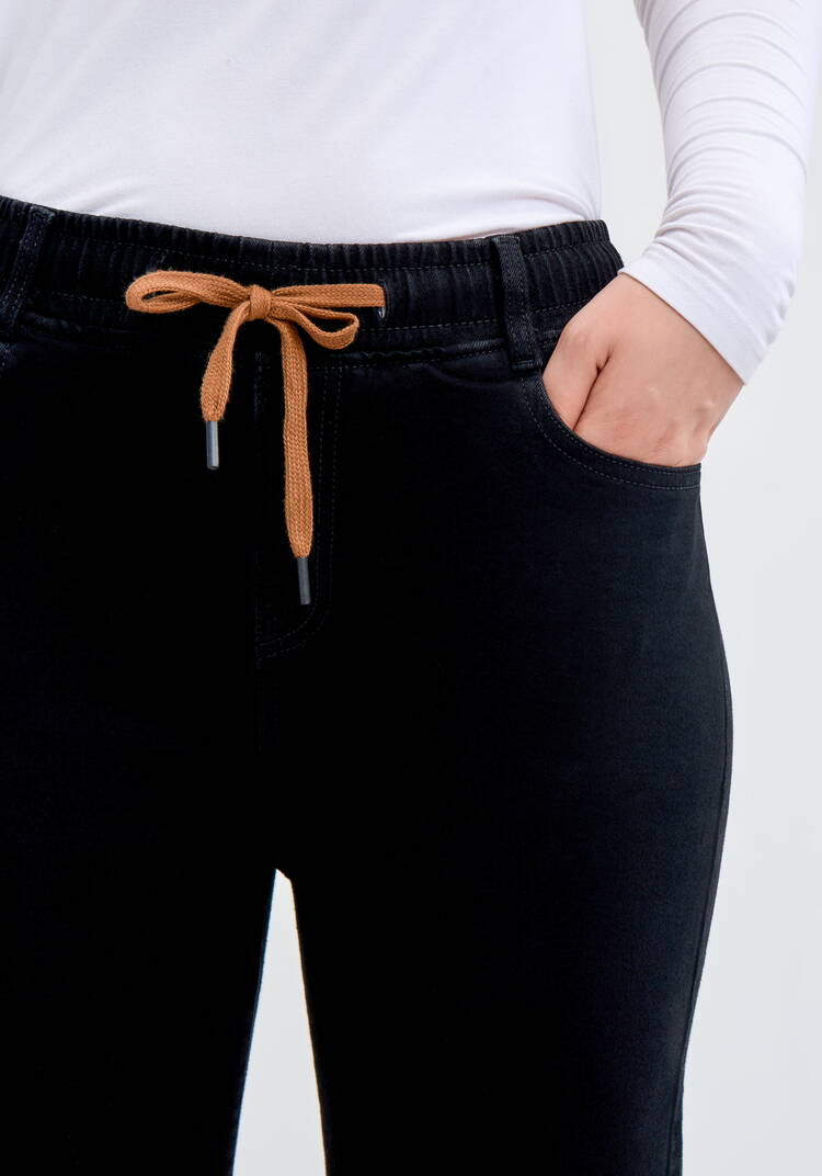 Джинсы утеплённые, широкие шир.  750, рис. 5