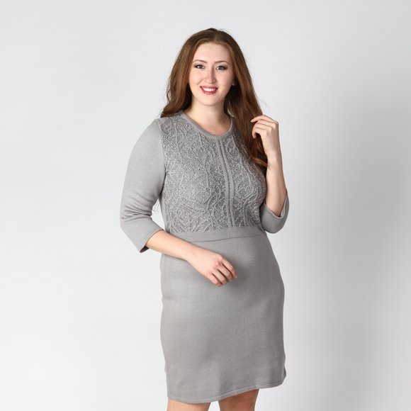 Платье с рукавом 3/4 шир.  580, рис. 2