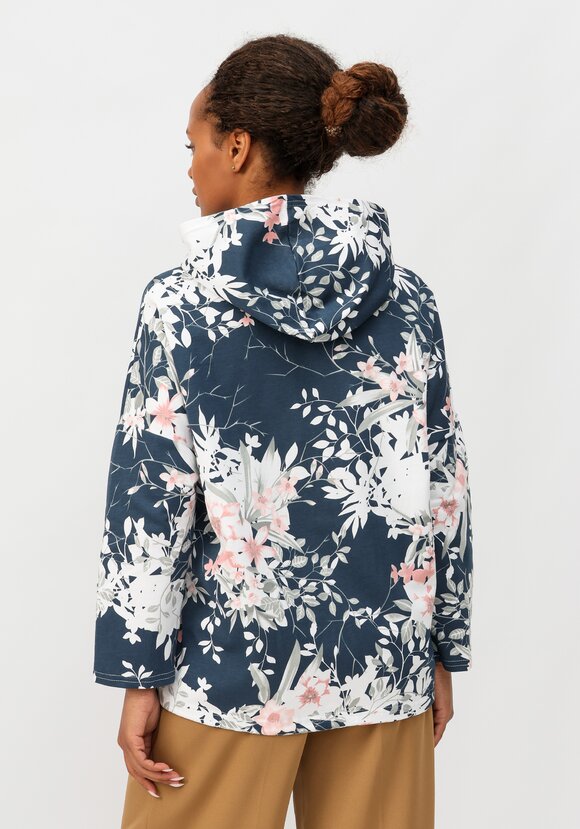 Жакет с цветочным принтом и капюшоном шир.  580, рис. 8