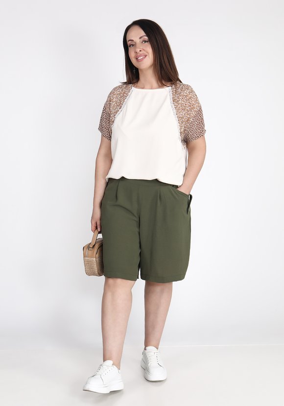 Шорты бермуды с карманами и патами шир.  580, рис. 4