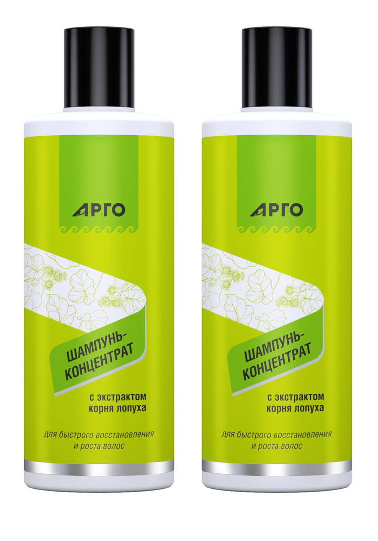 Шампунь-концентрат с корнем лопуха, 2 шт. шир.  750, рис. 1