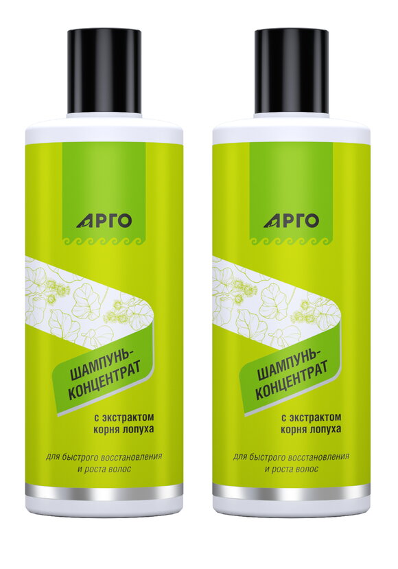 Шампунь-концентрат с корнем лопуха, 2 шт. шир.  580, рис. 1