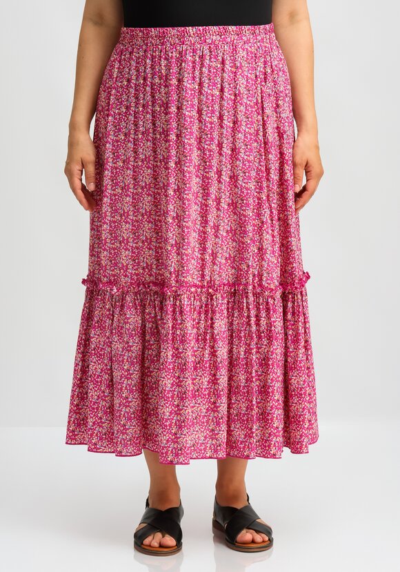 Юбка на резинке и с воланом по низу шир.  580, рис. 4