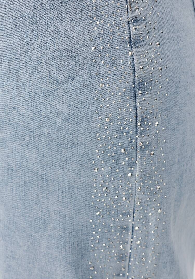 Джинсы со стразами по боковому шву шир.  750, рис. 12