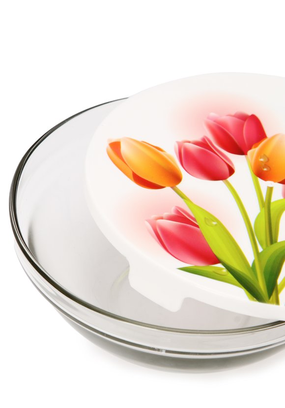 Набор из 5 салатников с крышками Тюльпаны шир.  580, рис. 5