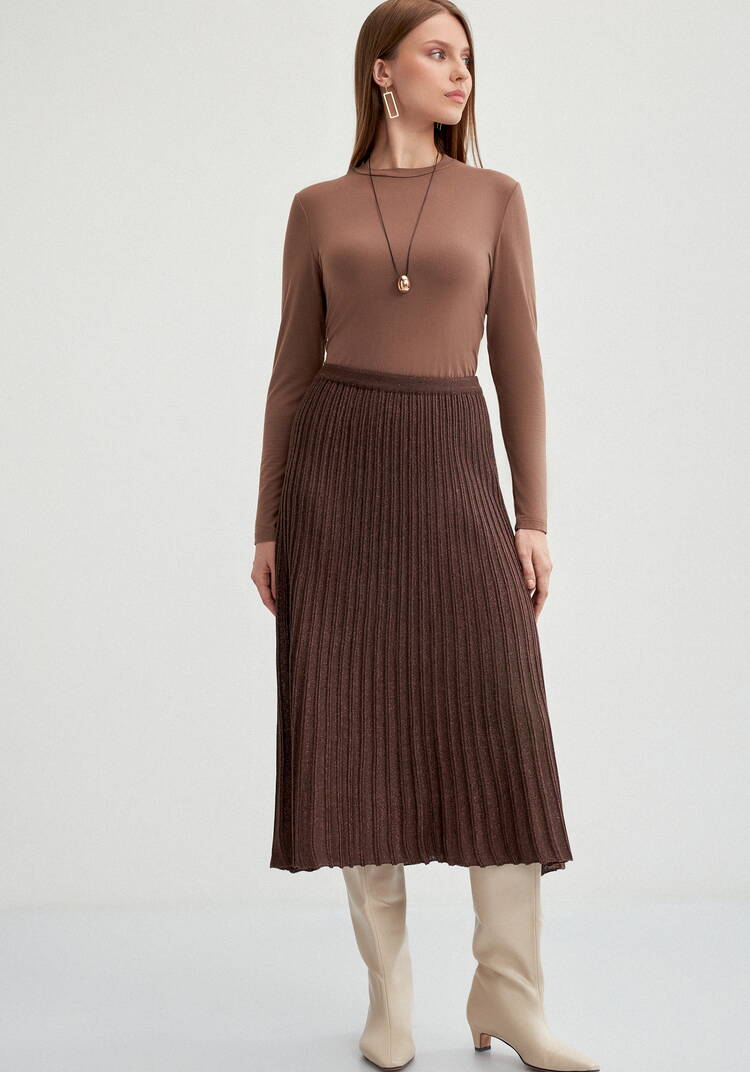 Юбка миди с метанитью шир.  750, рис. 46