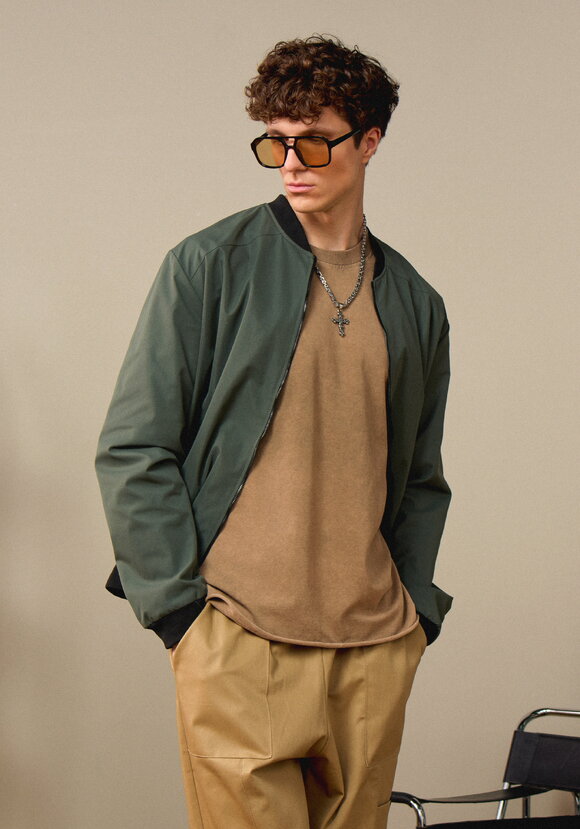 Бомбер мужской на молнии шир.  580, рис. 1