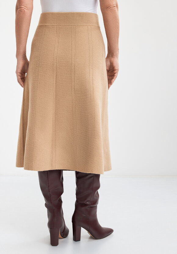 Юбка трикотажная с фактурными клиньями шир.  580, рис. 3