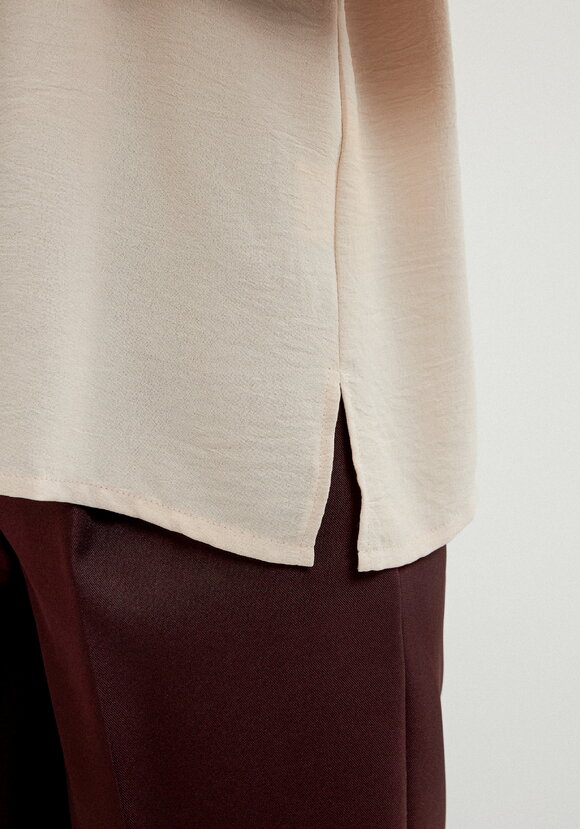 Блуза свободная со спущенным плечом шир.  580, рис. 30