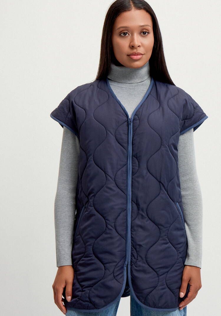 Жилет удлиненный на молнии шир.  750, рис. 14